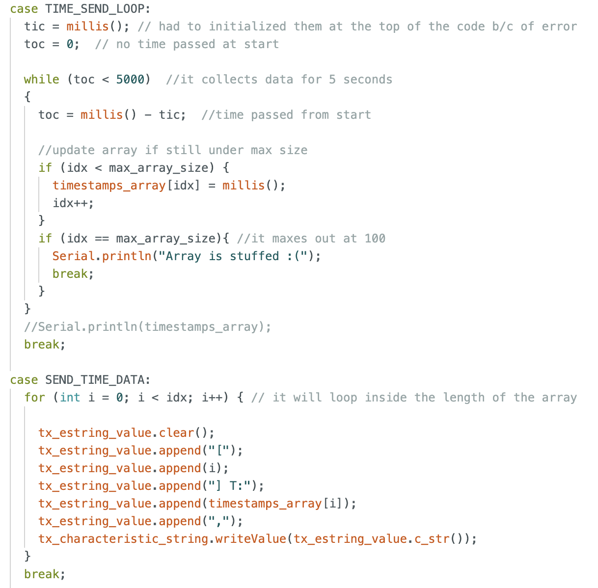 New commands